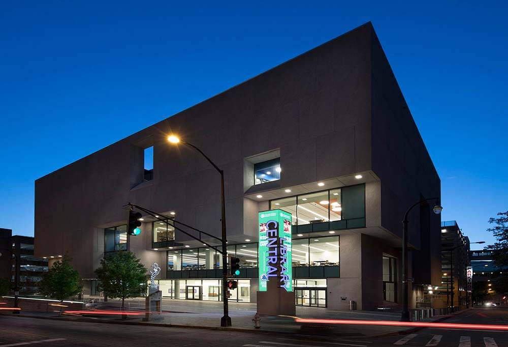 Federal government building exterior with professional coating finish